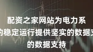 配资之家网站为电力系统的稳定运行提供坚实的数据支持