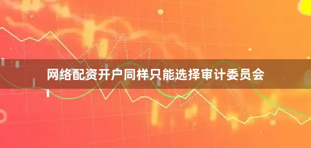 网络配资开户同样只能选择审计委员会